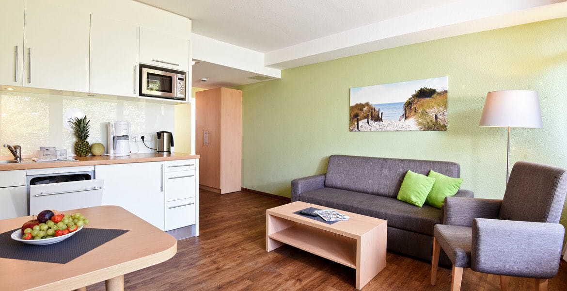 Tickets  2-Raum Apartment, ca. 40-43m² / 2-5 Personen in Oldenburg in Holstein